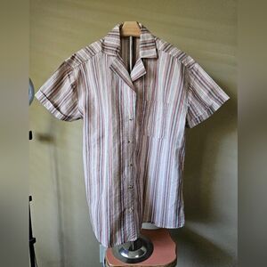 We The Free "Poolside" Striped Button-Up Shirt - Size S